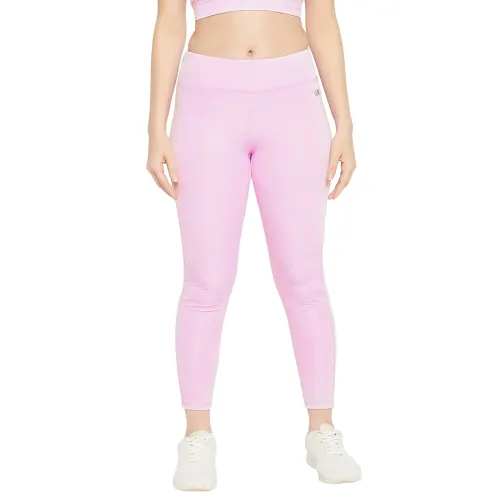 Image of Clovia Women's Snug Fit High-Rise Ankle Length Active Tights