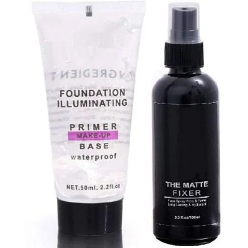 Image of ClubBeauty Fixer combo with Primer Foundation Luxury Primer - 150 ml 