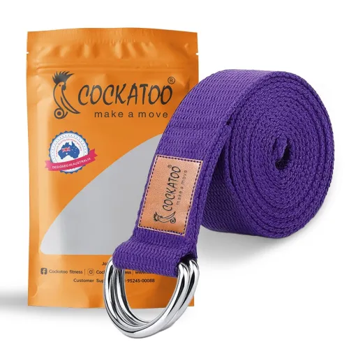 Image of Cockatoo D-Ring Yoga Strap Belt 182cm