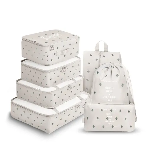 Image of Cockatoo Jet-Set 7 Pc Travel Storage Bag