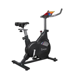 Cockatoo Ride-X 7Kg Fly Wheel Spin Bike, Exercise Cycle For Home With Adjustable 120 kg (Black).