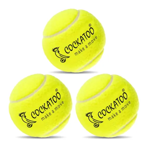 Image of Cockatoo Rubber Cricket Tennis Ball, Construction of Tennis Ball for Cricket for Optimal Performance