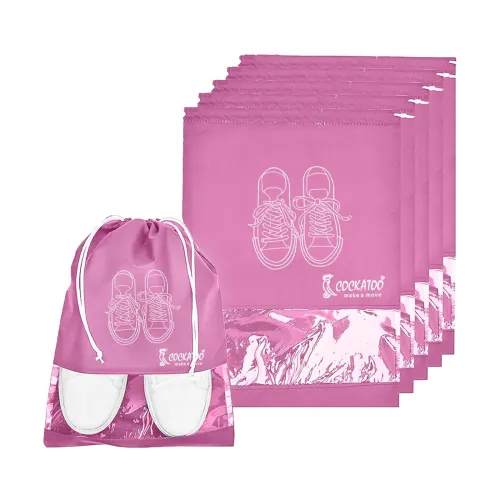 Image of Cockatoo Shoe Storage Bag for Travel, 13x17.32 Inch Pack of 6