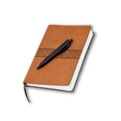 COI Ethinic Self Designer Brown Faux Leather