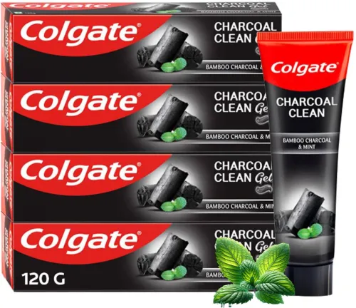 Image of Colgate Charcoal Clean Black Gel Toothpaste