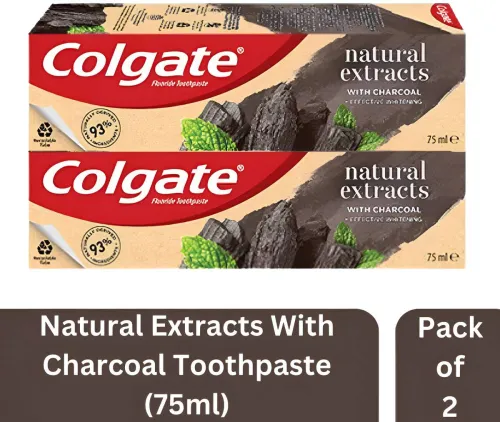 Image of Colgate Charcoal Whitening Toothpaste 75ml Pack of 2 (150ml)