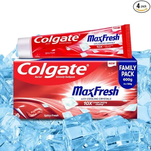 Image of Colgate MaxFresh Red Gel Toothpaste (150g x 4, 600g)