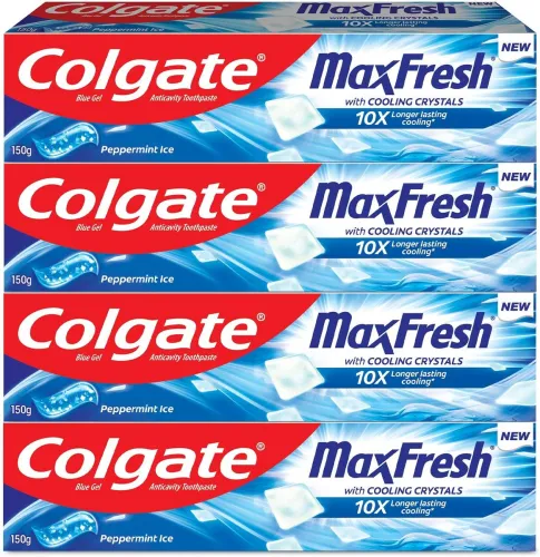 Image of Colgate MaxFresh Toothpaste 600g Pack of 4