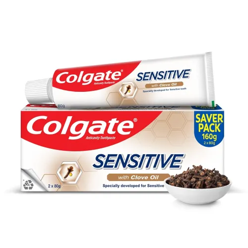 Image of Colgate Sensitive Everyday Protection Toothpaste, Twin Pack Of 160G (80G X 2)