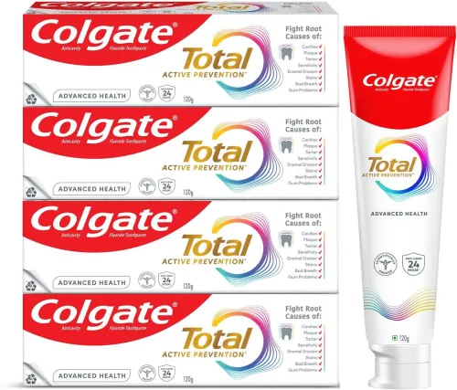 Image of Colgate Total Advance Health Toothpaste  (480 g, Pack of 4)