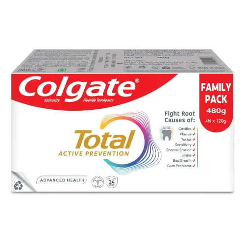 Image of Colgate Total Advanced Health Anti-germ Toothpaste, 480g, Tooth Paste with 12-Hour Anti-Germ Protection