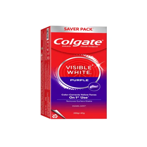 Image of Colgate Visible White Purple Toothpaste 240g