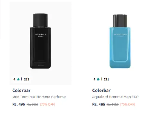 Image of Colorbar Perfume Flat 70% Discount