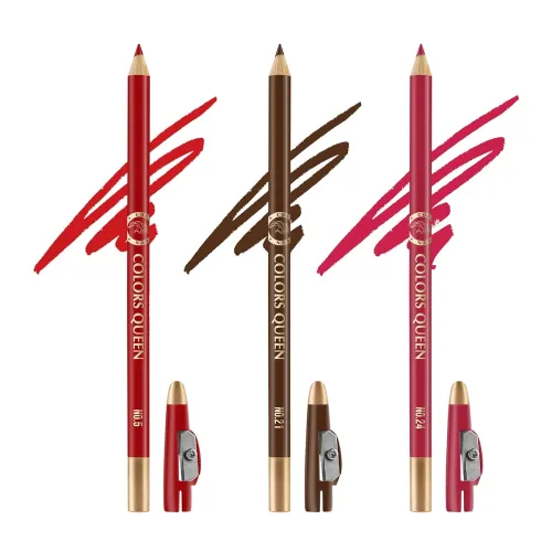 Image of COLORS QUEEN Lip Liner Pack of 3 Combo 5 (Matte)