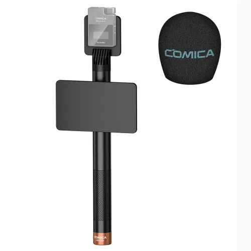 Image of Comica HR-WM Interview Mic Handle (with Windscreen)