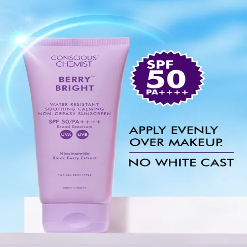 Image of Conscious Chemist Niacinamide Sunscreen SPF 50 - 50g