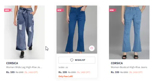 Image of CORSICA Women's Jeans at minimum 80% Discount