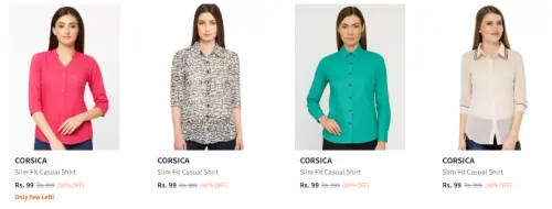 Image of Corsica Women's Clothing Starting @ ₹99