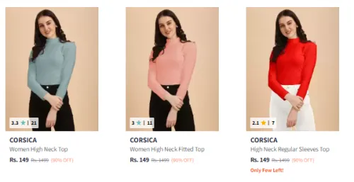 Image of Corsica Women's Top at Minimum 90% Discount