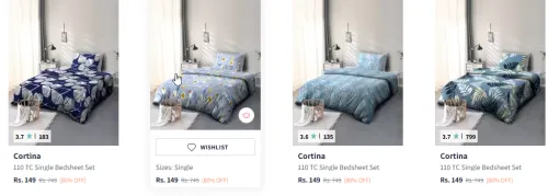 Image of Cortina Bedsheets at 149
