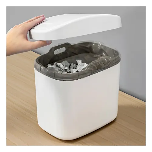Image of Cortina Mini Tabletop Dustbin Small Waste Bin for Study Table 