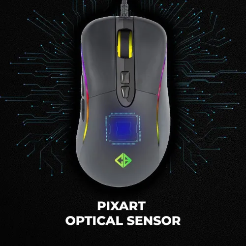 Image of Cosmic Byte Alpha RGB Gaming Mouse 5000DPI