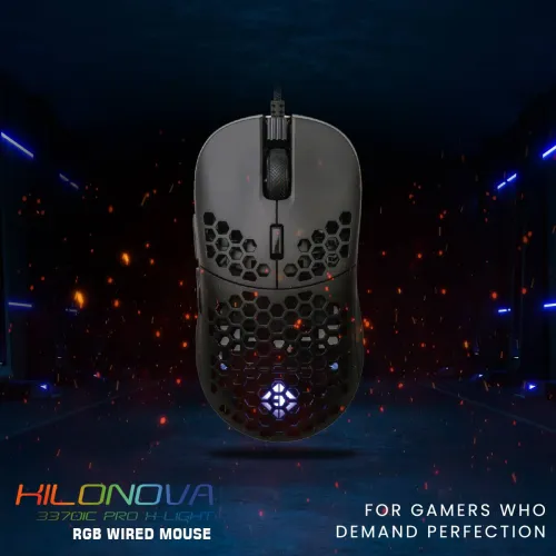 Image of Cosmic Byte Kilonova 3370IC PRO Wired Optical Gaming Mouse Pixart 3370 Sensor