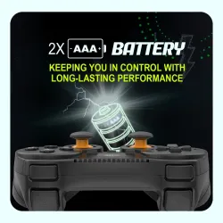 Cosmic Byte Nexus Wireless Controller for PC | Dual Vibration, Sensitive Triggers, Fast Response |
