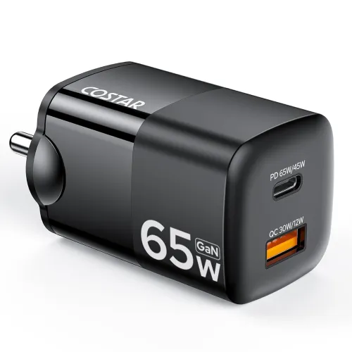 Image of Costar 65W GaN Fast Charger (USB + Type-C)