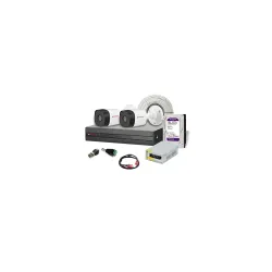 CP PLUS 2.4MP Outdoor Bullet Camera (2 Pcs) with 4CH DVR, 1TB Hard Disk