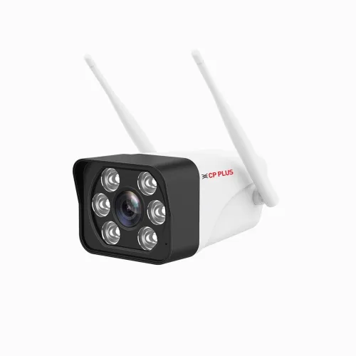 Image of CP PLUS 3MP 4G Smart Bullet Camera, IP66, Two-Way Talk