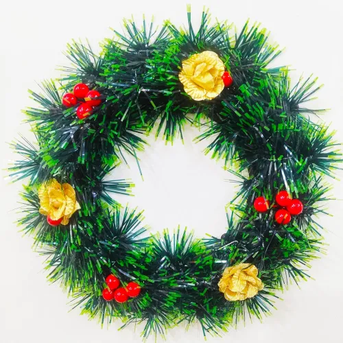 Image of CraftVatika Christmas Cherry Wreath