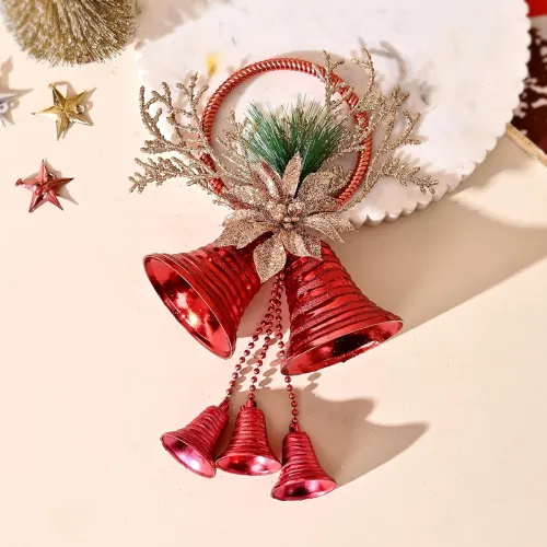 Image of CraftVatika Christmas Decoration Hanging Bells for Home