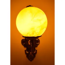 CRAFTVERRE Modern Yellow Marble Wall Lamp