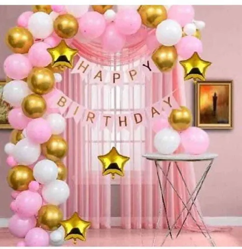 Image of Crafty Villa Happy Birthday Banner with 31 Balloons