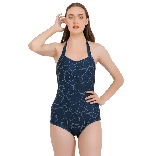 Image of CREVOX Padded Printed Single Piece Swimwear