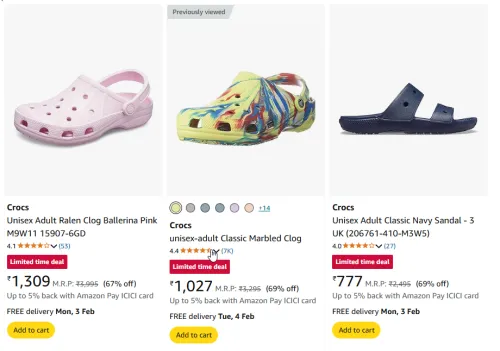 Image of Crocs Clog And Sandal
