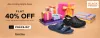 Crocs Offers: Flat 40% discount and Extra 7% discount on Prepaid order