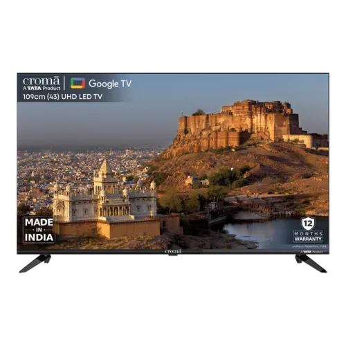 Image of Croma 109 cm (43 inch) 4K Ultra HD LED Google TV