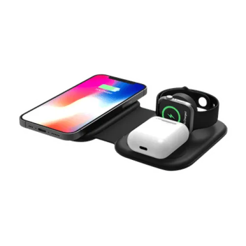 Image of Croma 15W 3-in-1 Wireless Charger for iPhone
