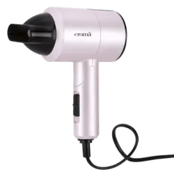 Croma Hair Dryer with 3 Heat Settings & Cool Shot (Overheat Protection, Pink)