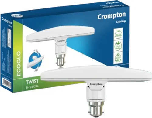 Image of Crompton 10 W Basic T-Bulb B22 LED Bulb (White)