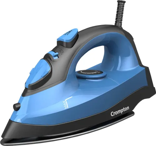 Image of Crompton 1200W Steam Iron (Black & Blue) 