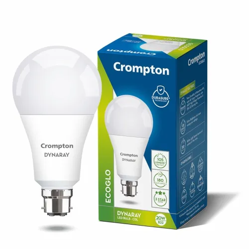 Image of Crompton 20 W Standard B22 LED Bulb (White)