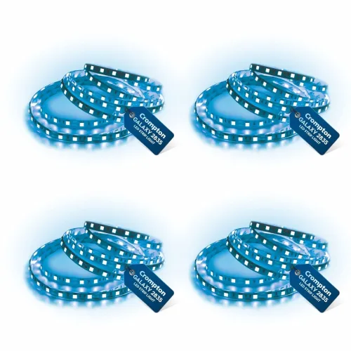 Image of Crompton 5 Meter Strip Light Blue 300 LEDs (Pack of 4) (Without Driver)
