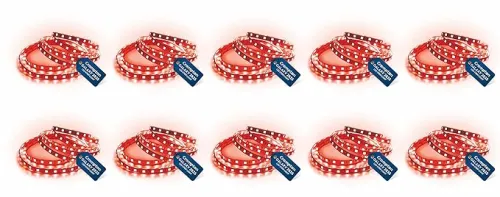 Image of Crompton 5 Meter Red LED Strip Light (Pack of 10, 300 LEDs)
