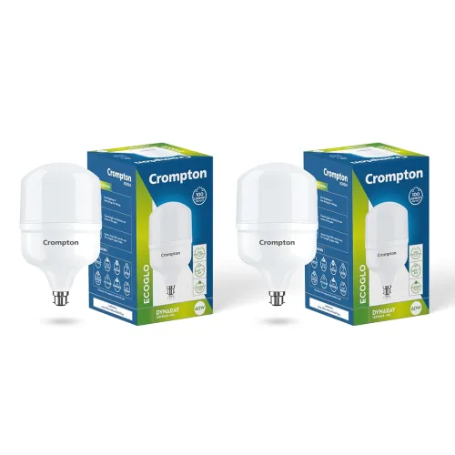 Image of Crompton 60-Watt LED Bulb Combo (Pack of 2)