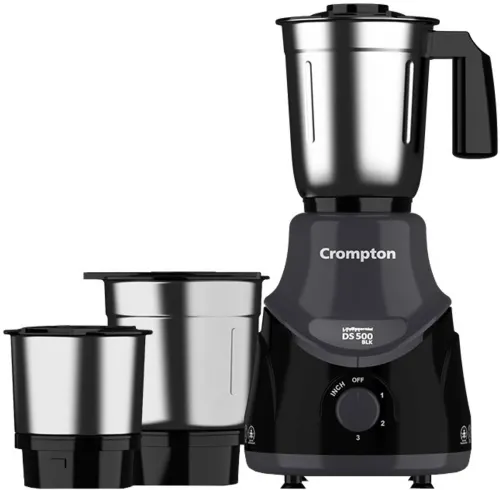 Image of Crompton DS 500W Mixer Grinder (ACGM-DS500W3J) 3 Jars