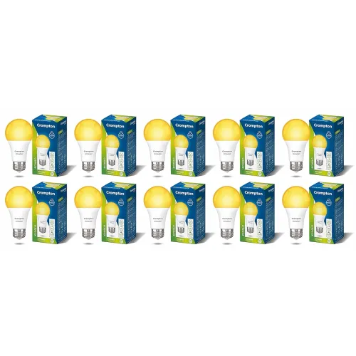 Image of Crompton Dyna Ray 12W Round E27 LED Warm White Pack of 10