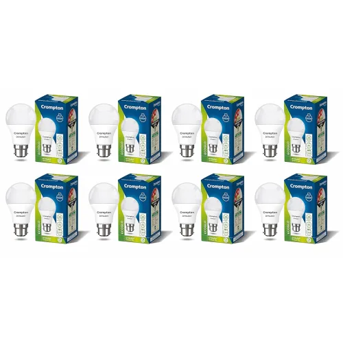 Image of Crompton Dyna Ray 7W LED Bulbs (Pack of 8, B22)